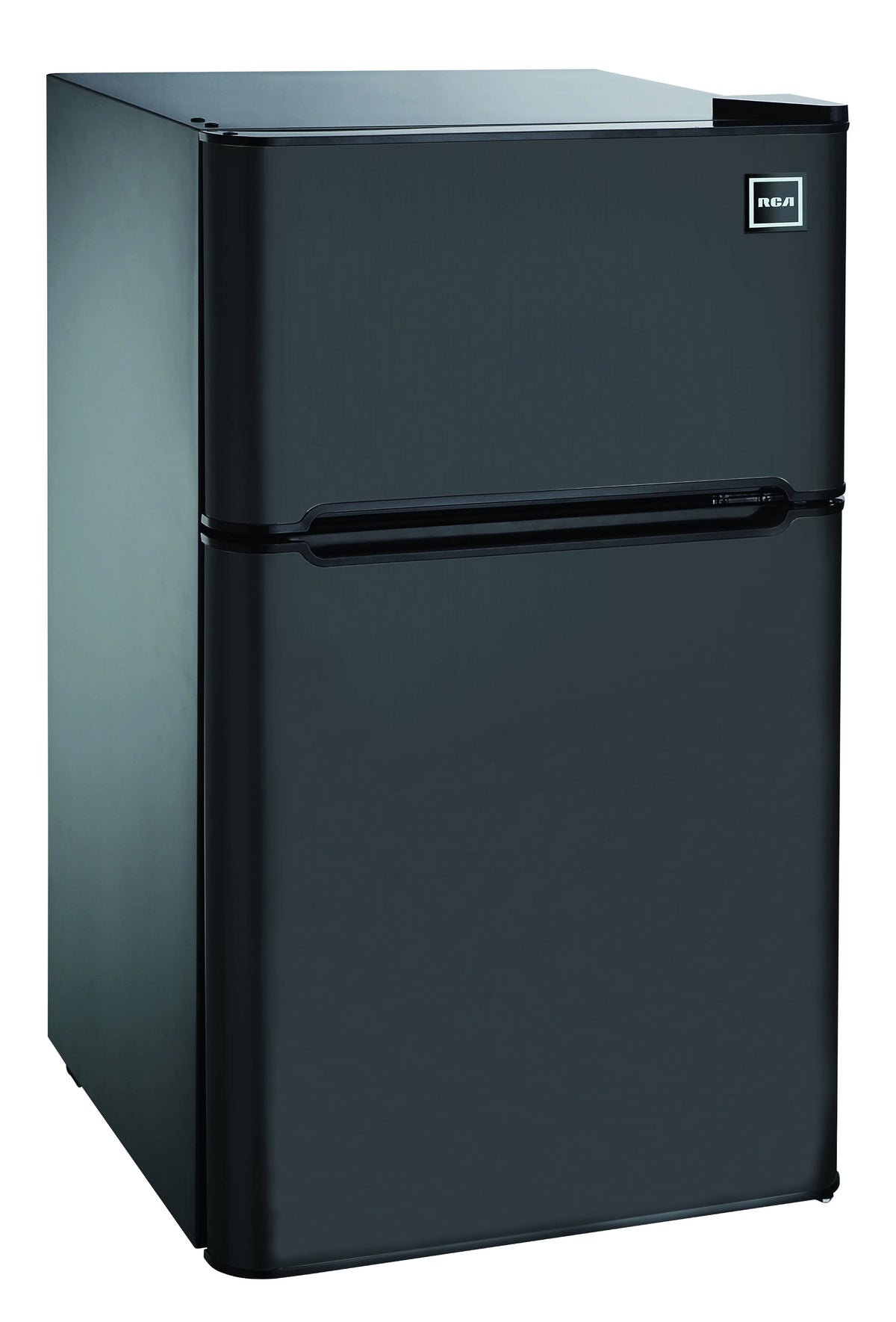 3.2 Cu Ft Two Door Mini Fridge with Freezer, Black G225471