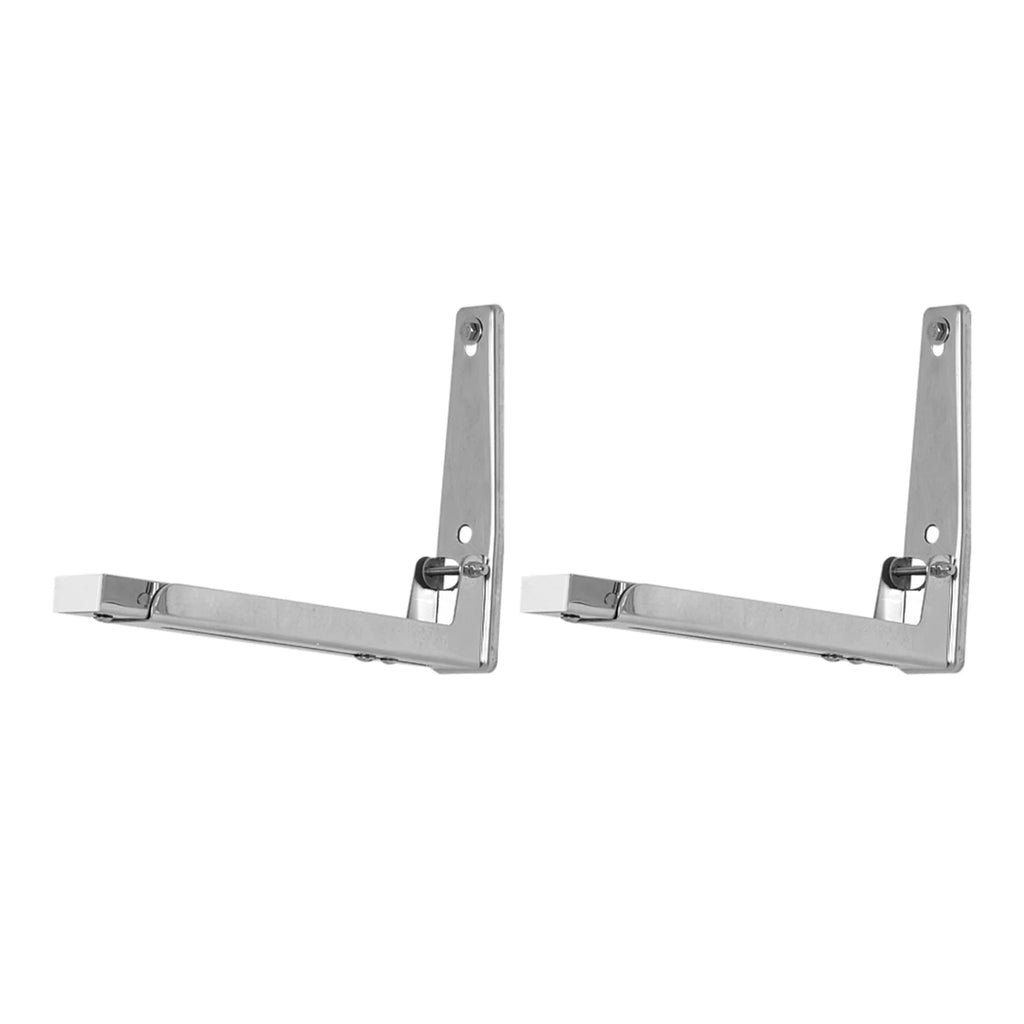 Stainless Steel Microwave Oven Bracket Wall Mount Rack Shelf, 1 pair B5500