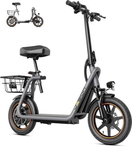 Electric Scooter with Seat, Front Suspension, Turn Signal C13196