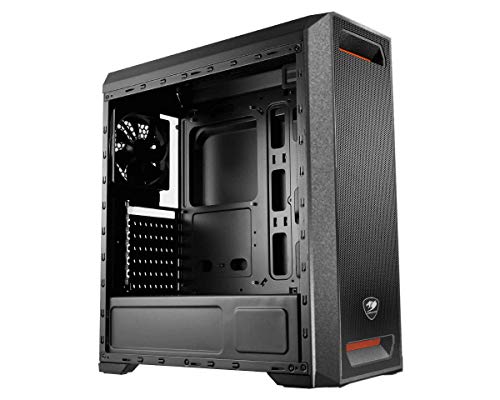 Mid Tower Case with Full Tempered Glass Window, black Y78253