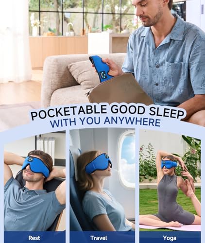 3D Bluetooth Sleep Mask with Headphones J10776