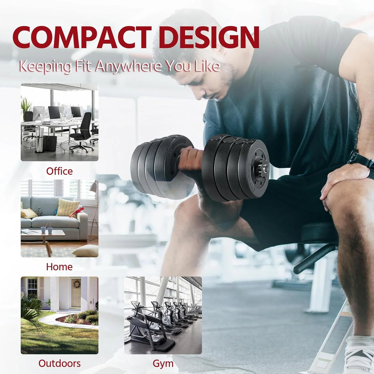 Adjustable Dumbbell Weight Set B828916