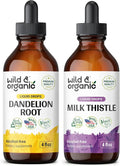 Dandelion Root Tincture 4 fl oz & Milk Thistle Tincture 4 fl oz W3040
