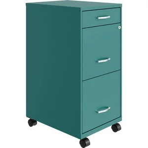Mobile Letter Size Three Drawer File Cabinet V7869