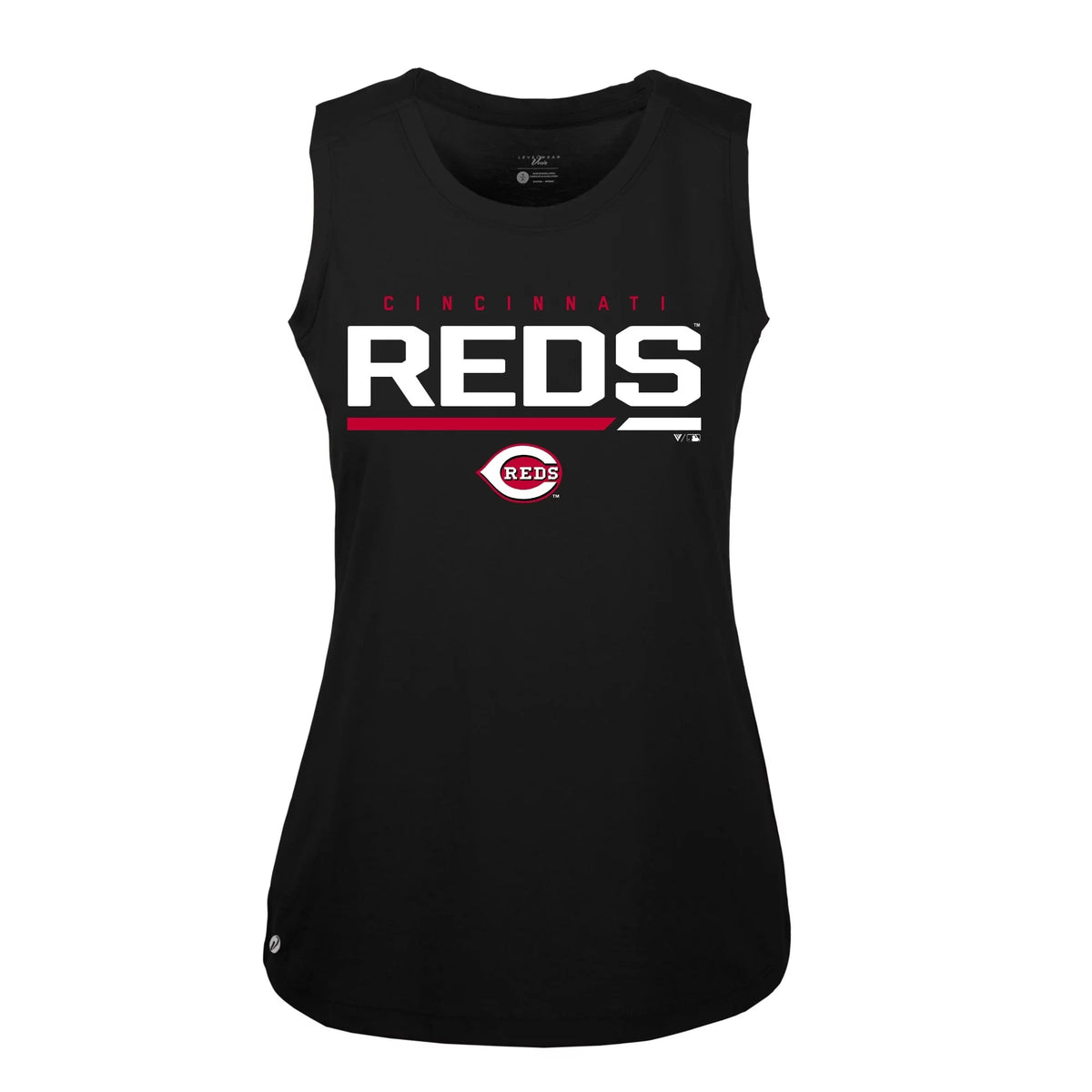 Women's Black Muscle Tank Top F555