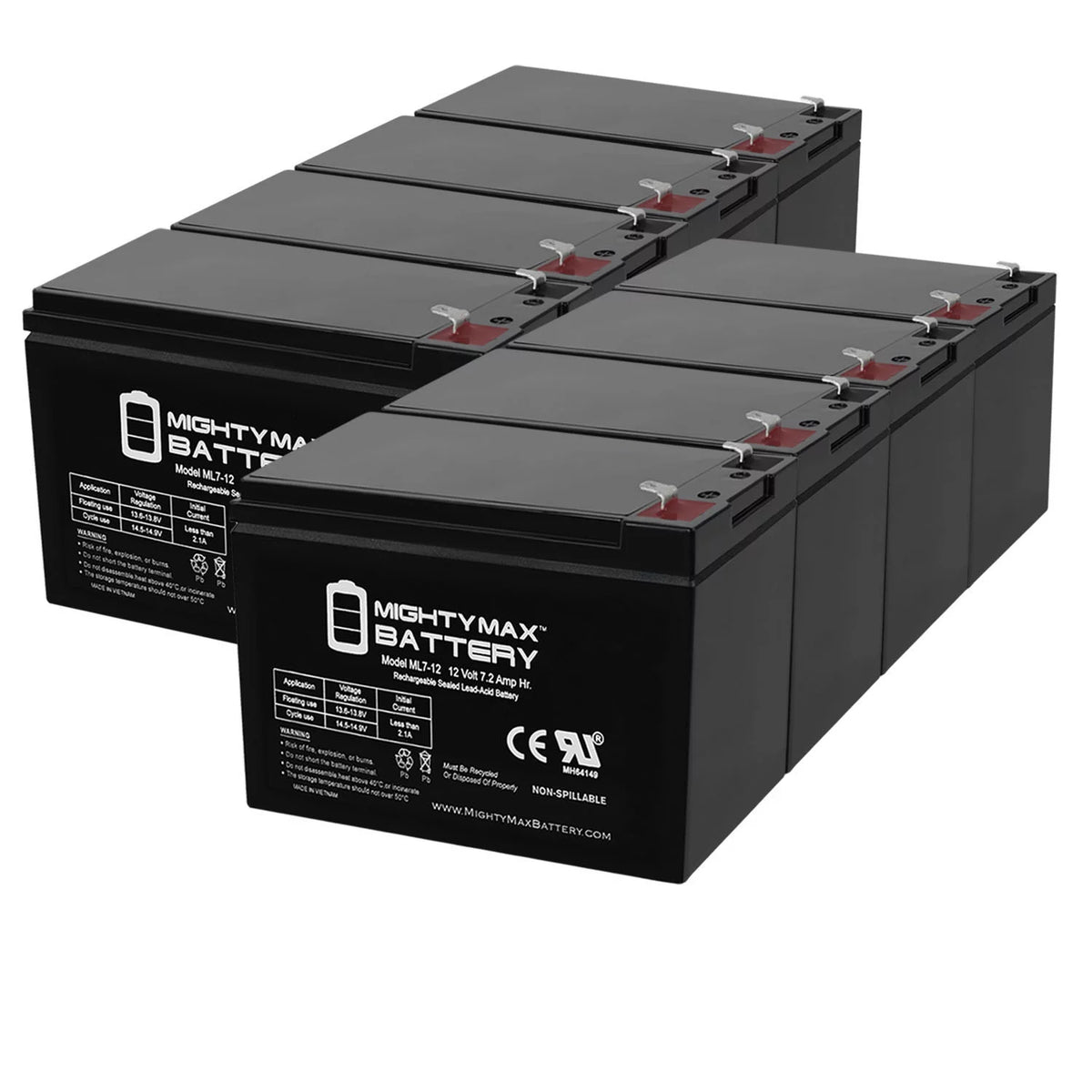 12 Volt 7 Amp Hour Alarm Battery S123846