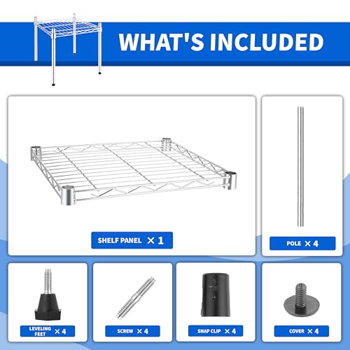 5-Tier Heavy Duty Storage Shelving Unit D55227