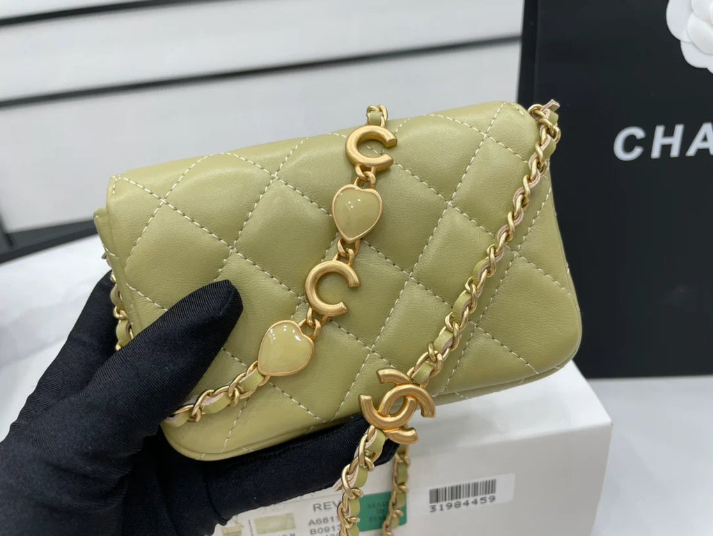 Distressed Green Women's Bags E514