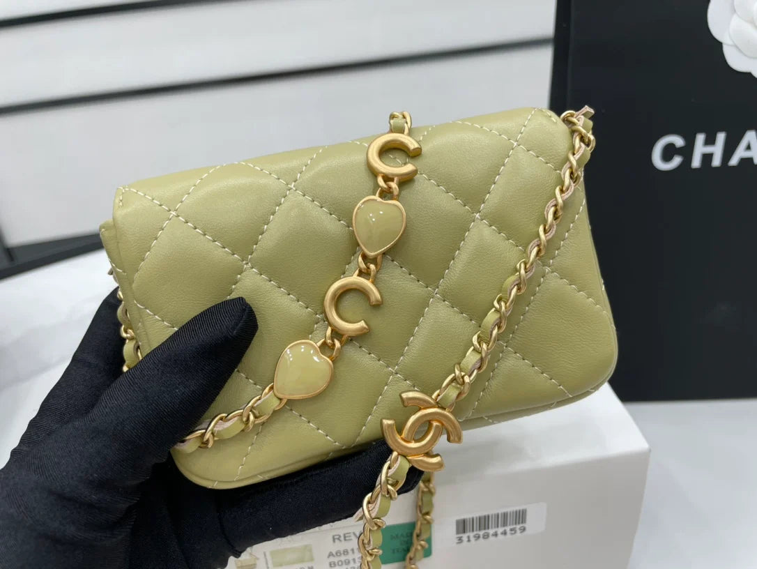 Distressed Green Women's Bags E514