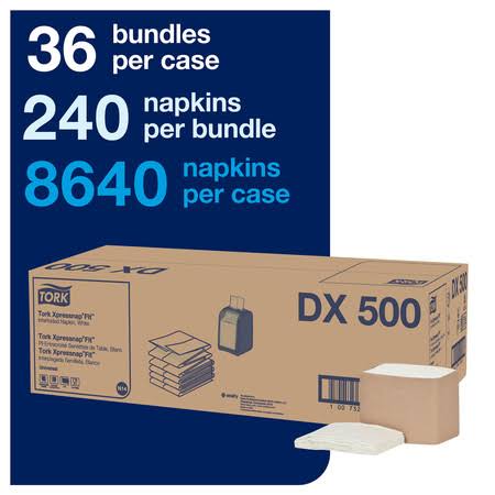 White 1-Ply Interfold Dispenser Napkins X888262