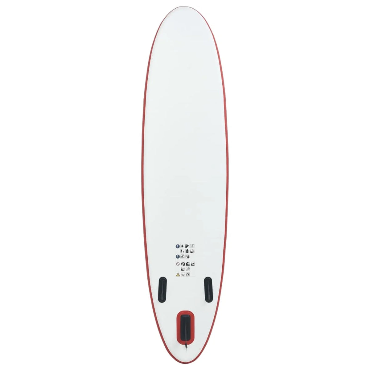 Red and White Inflatable Paddle Board Set R6537