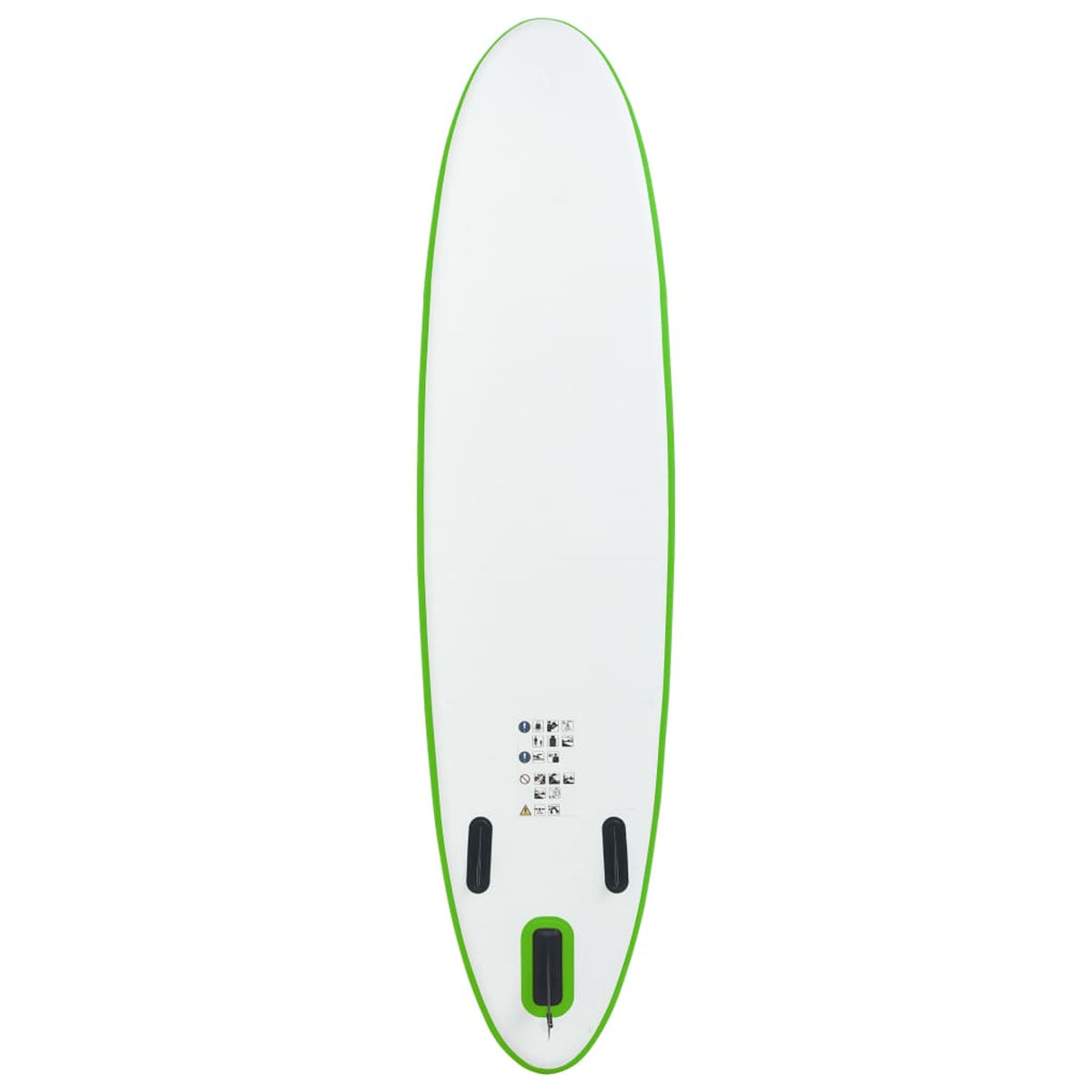 Green and White Inflatable Paddle Board Set Q203890