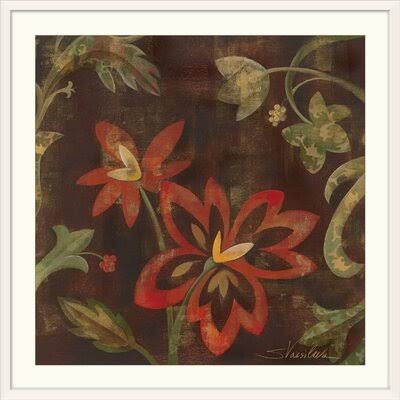 Composition on Umber & Composition on Umber II Print, 32x22 H x 32x22 W x 1x22 D T523437