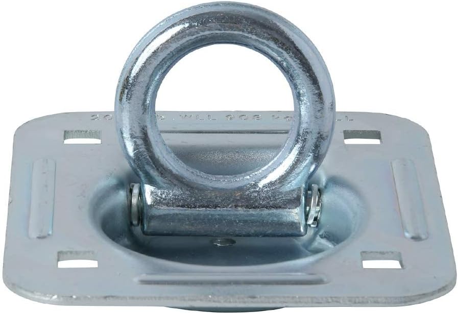 Square Trailer Cargo Tie-Down Anchors with Mounting Hardware J29964