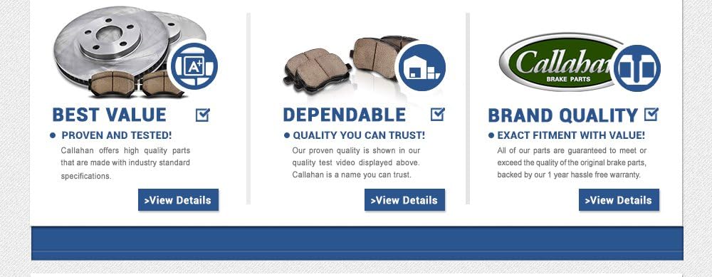 Rear Premium Semi-Loaded Caliper Pair Brake Kit M401041