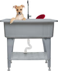 Portable Dog Bathing Station with Removable Shelf O529