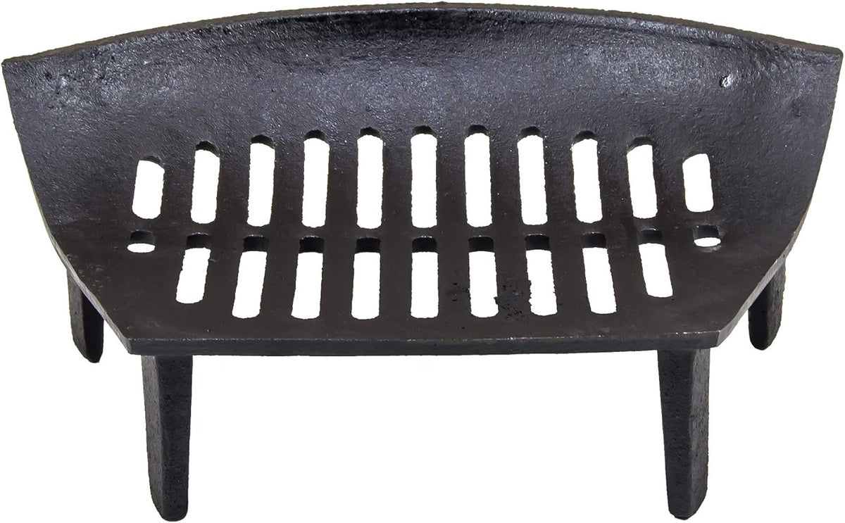 Black 18-Inch Cast Iron Fire Grate P4186