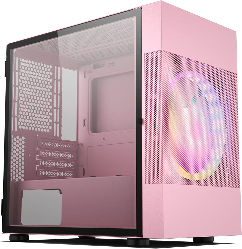 Pink Mini Tower Mesh Computer Case Pack of 2 C416