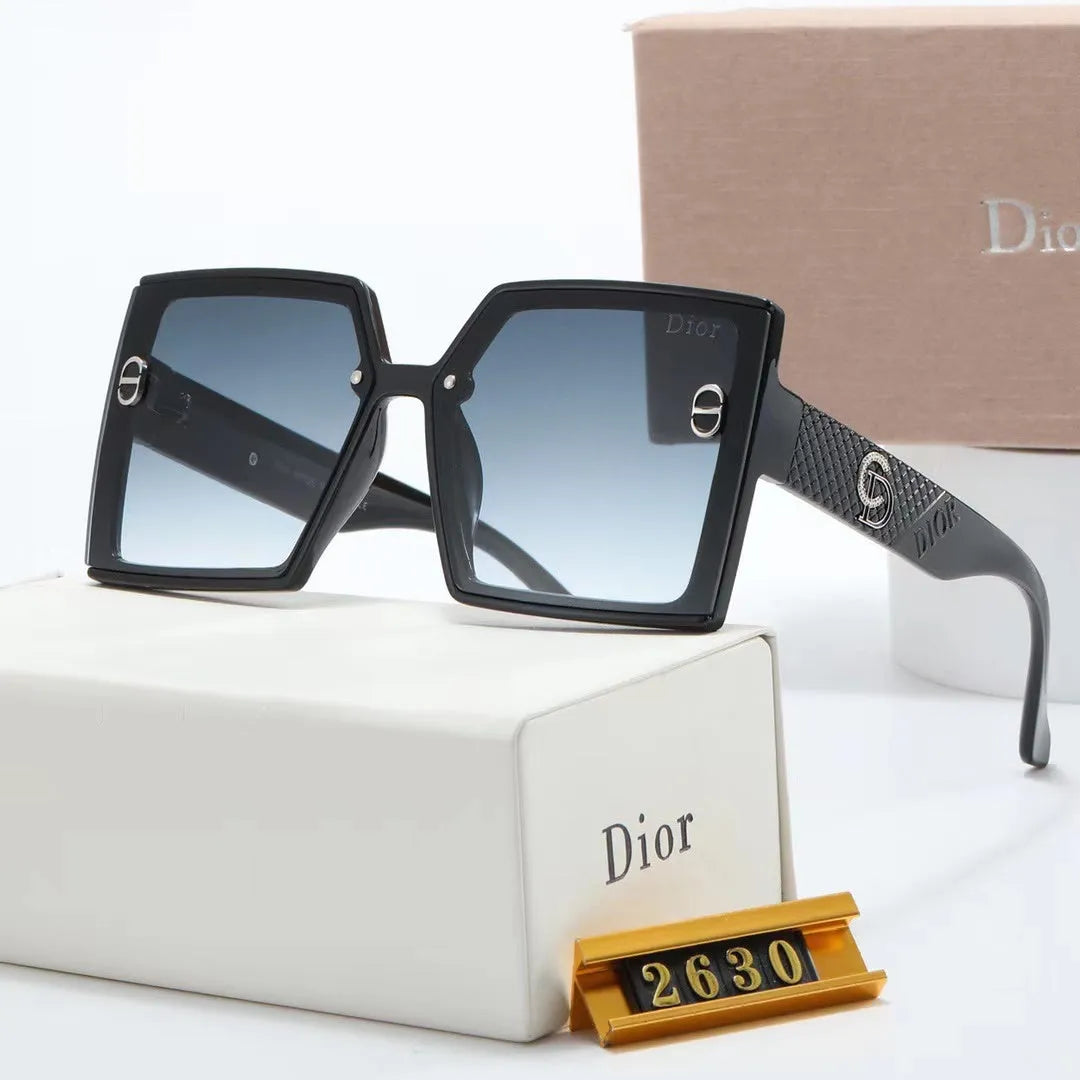 Rhombus Print Polarized Sunglasses Q8554