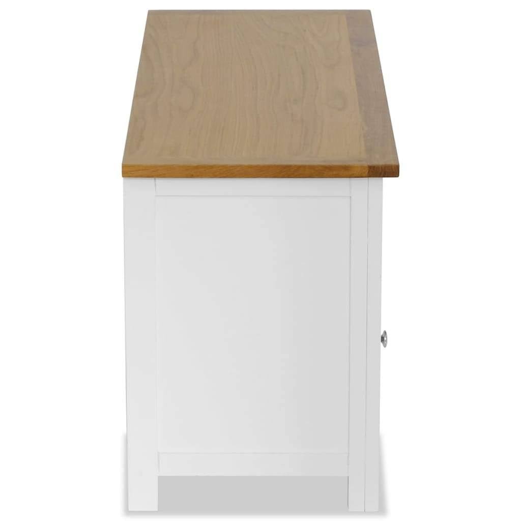 Solid Oak Wood TV Cabinet X108181