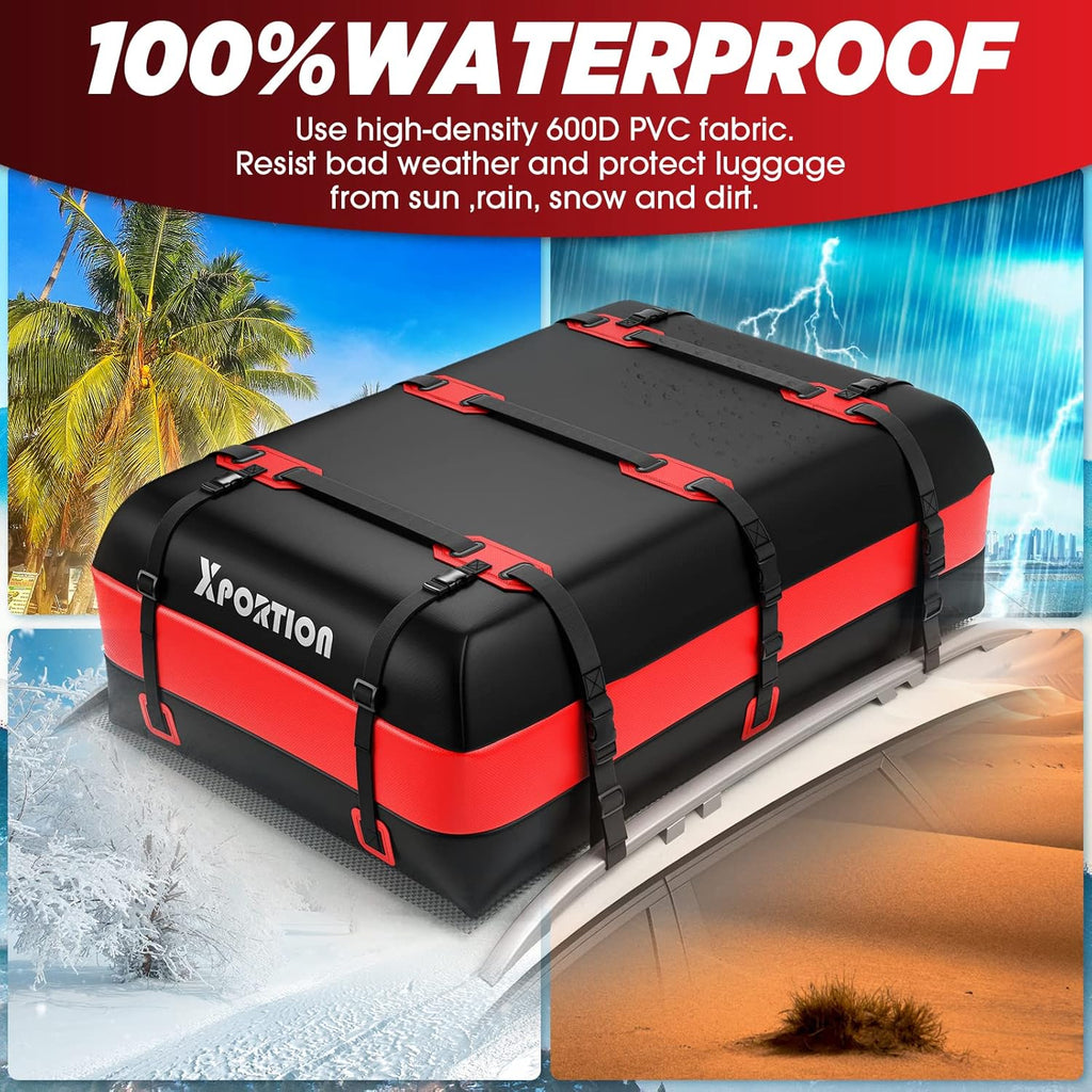 20 Cubic Feet Waterproof Rooftop Cargo Carrier Bag X92871