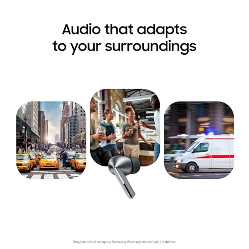 Silver Noise Cancelling Bluetooth Earbuds G607
