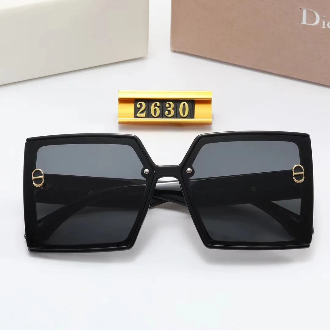 Rhombus Print Polarized Sunglasses Q8554