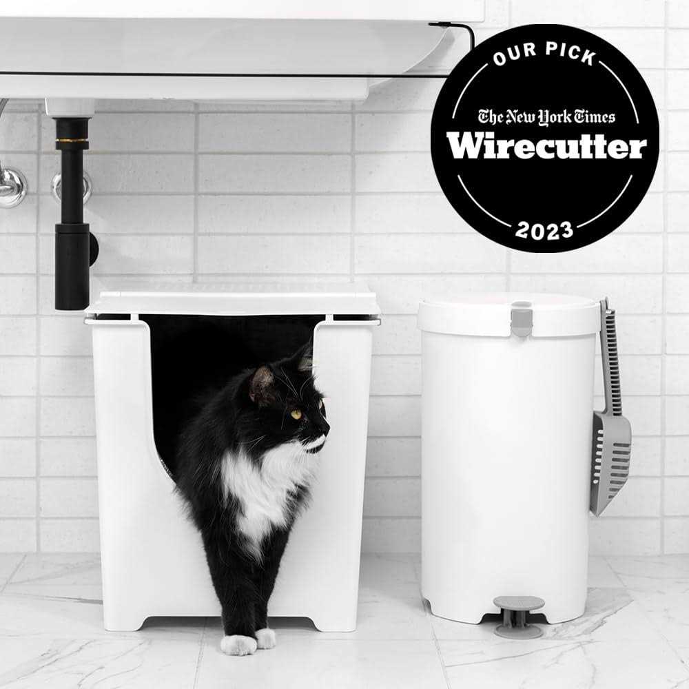 Flip Litter Box with Scoop and Reusable Liner G2582