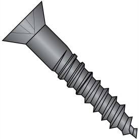 12x2 Phillips Flat Full Body 2/3 Thread Wood Screw Black Oxide and Oil, Pkg of 1000 Z845967