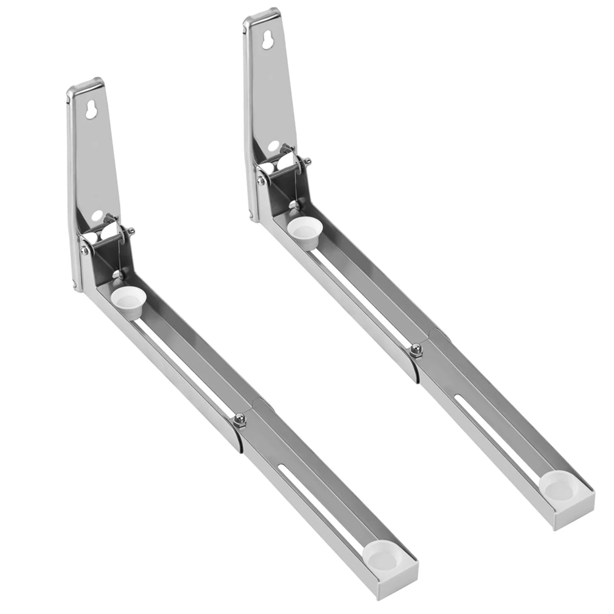 Stainless Steel Microwave Oven Bracket Wall Mount Rack Shelf, 1 pair B5500