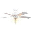 Matte White LED Ceiling Fan D790474