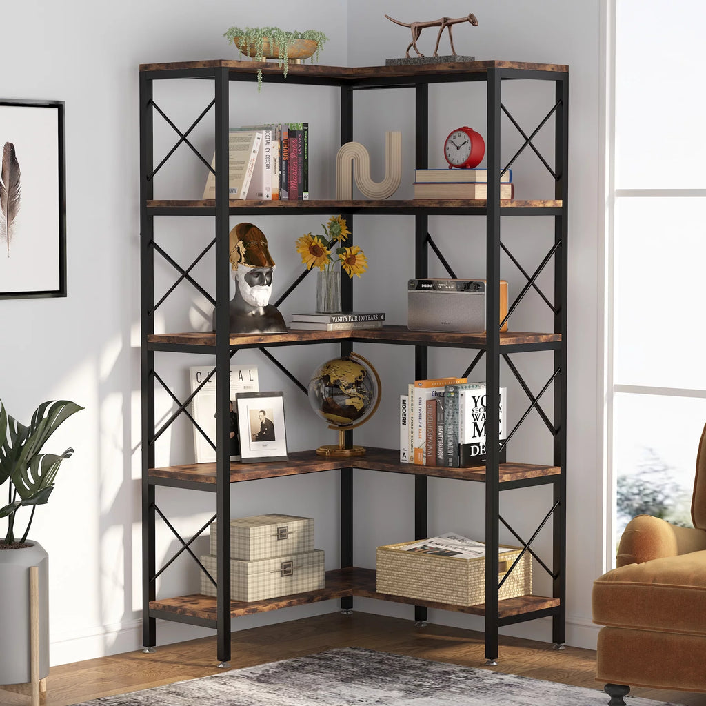 5-Tier Corner Bookshelf T25255