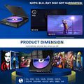 Portable CD Player with HDMI and AV output ports M371849