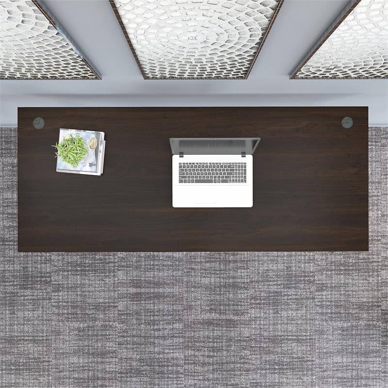 Electric Height Adjustable Standing Desk in Black Walnut G872