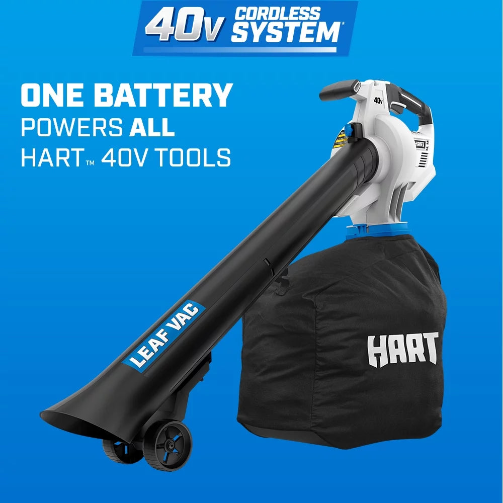 40-Volt Battery-Powered Leaf Vacuum Kit J297675