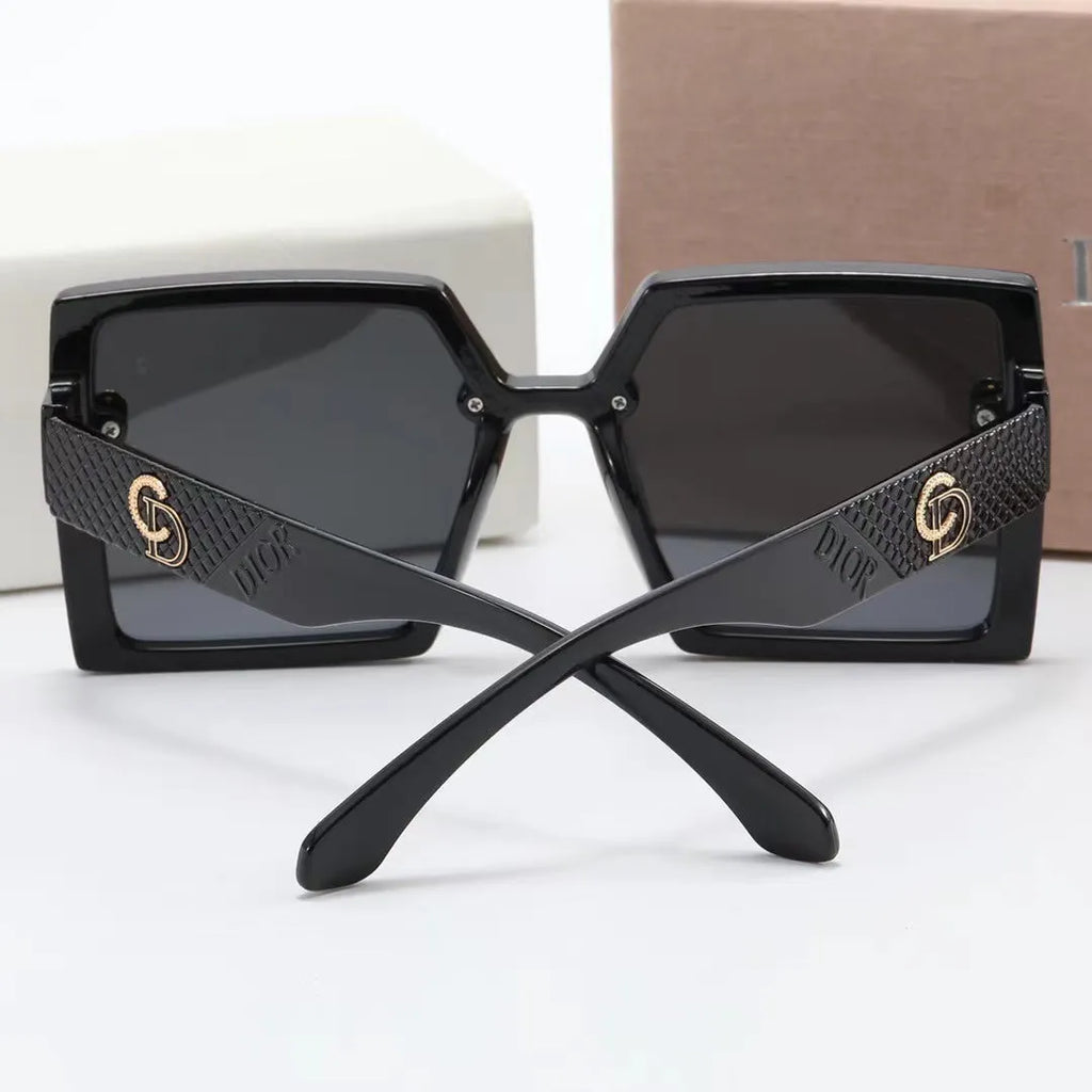 Rhombus Print Polarized Sunglasses Q8554