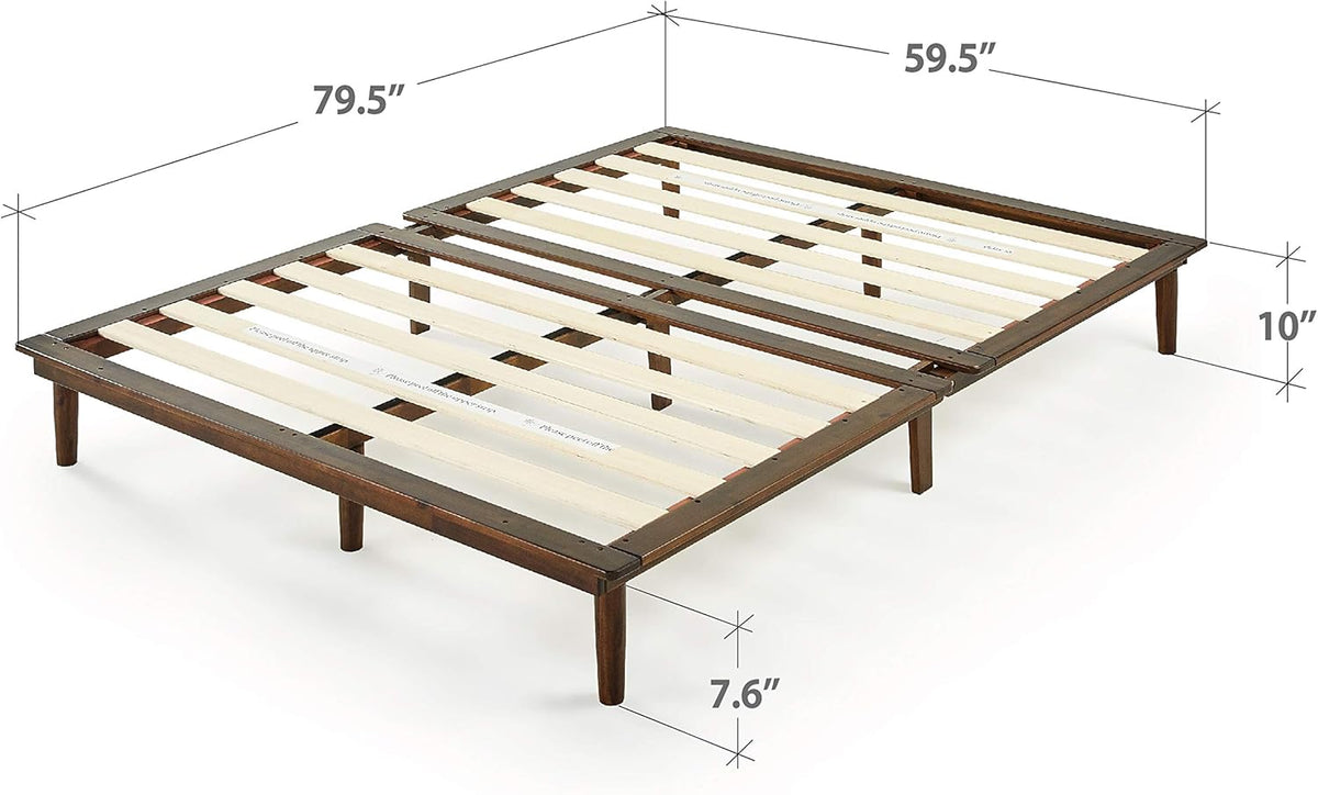 Full Size Solid Acacia Wood Platform Bed Frame U14833