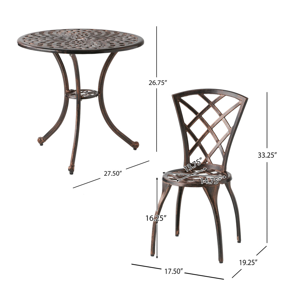 3 Piece Outdoor Bistro Set P698