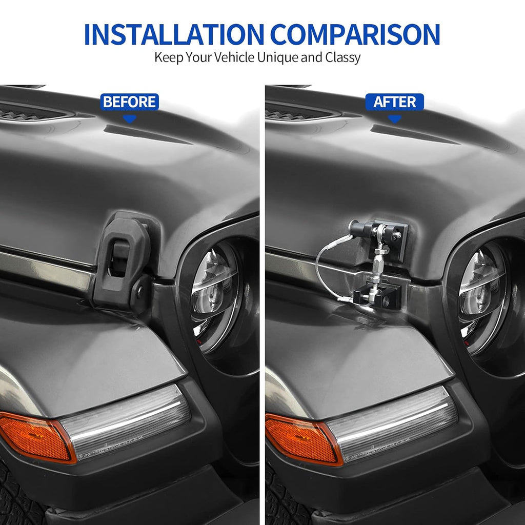 Aluminum Alloy Hood Latches Kit V453495