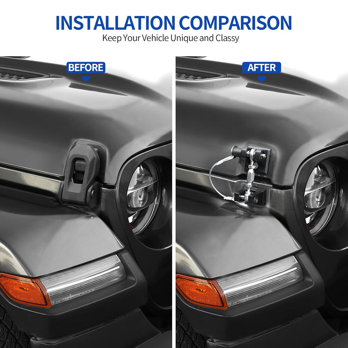 Aluminum Alloy Hood Latches Kit V453495