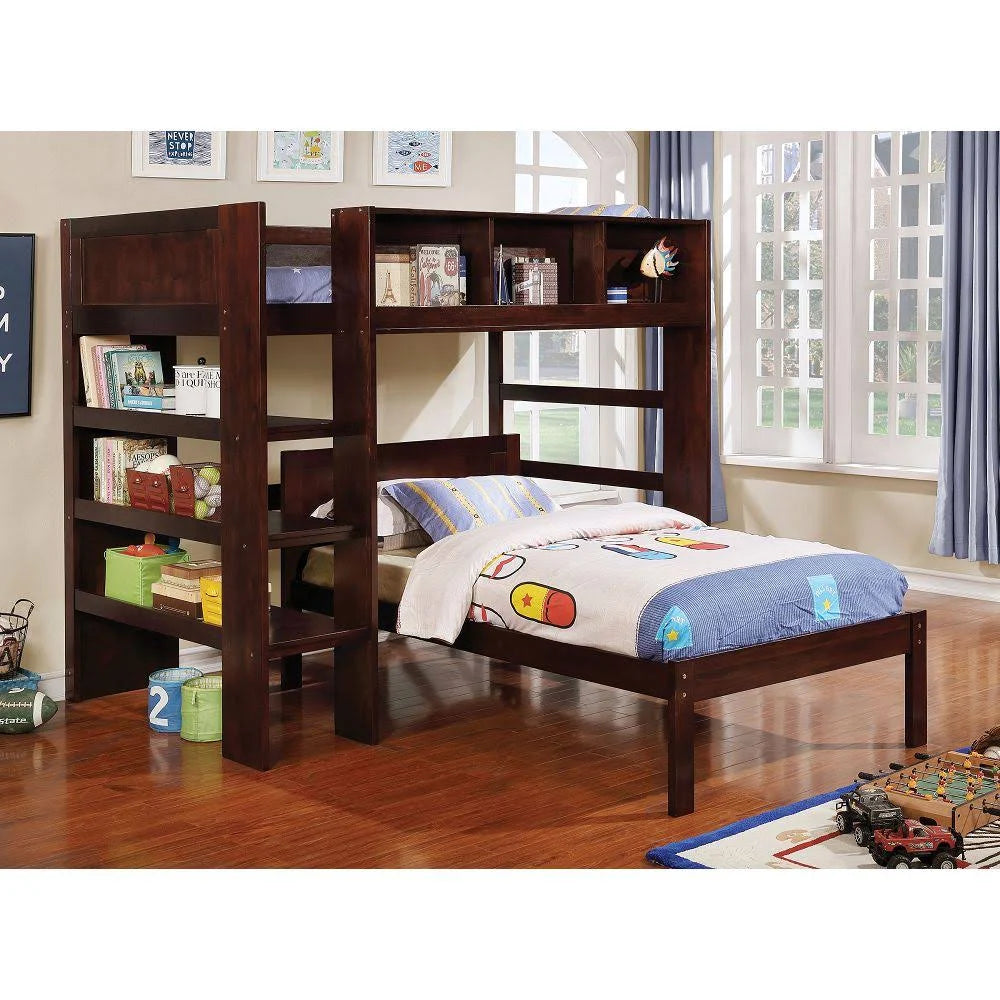 Dark Walnut Twin Loft Bed V234178