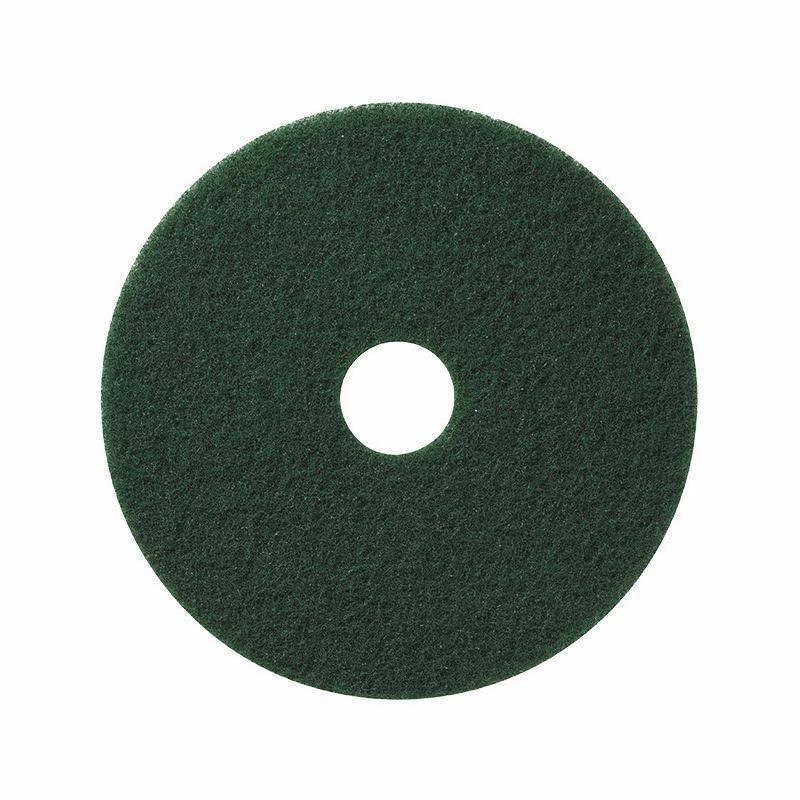 Green Scrubbing Floor Pad 5/Case 16 Q48833