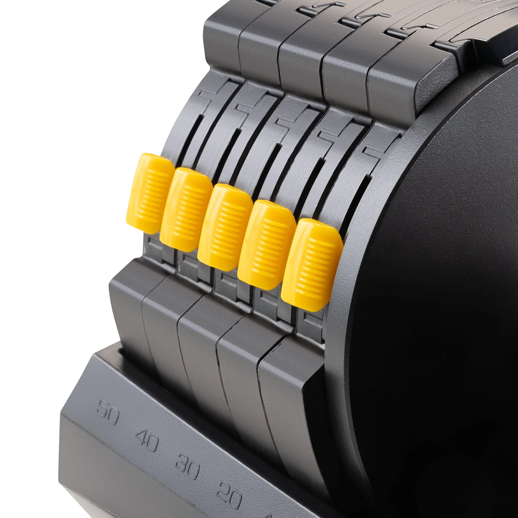 Adjustable Dumbbell System, 6 Dumbbells-in-1 up to 50lbs Y9511