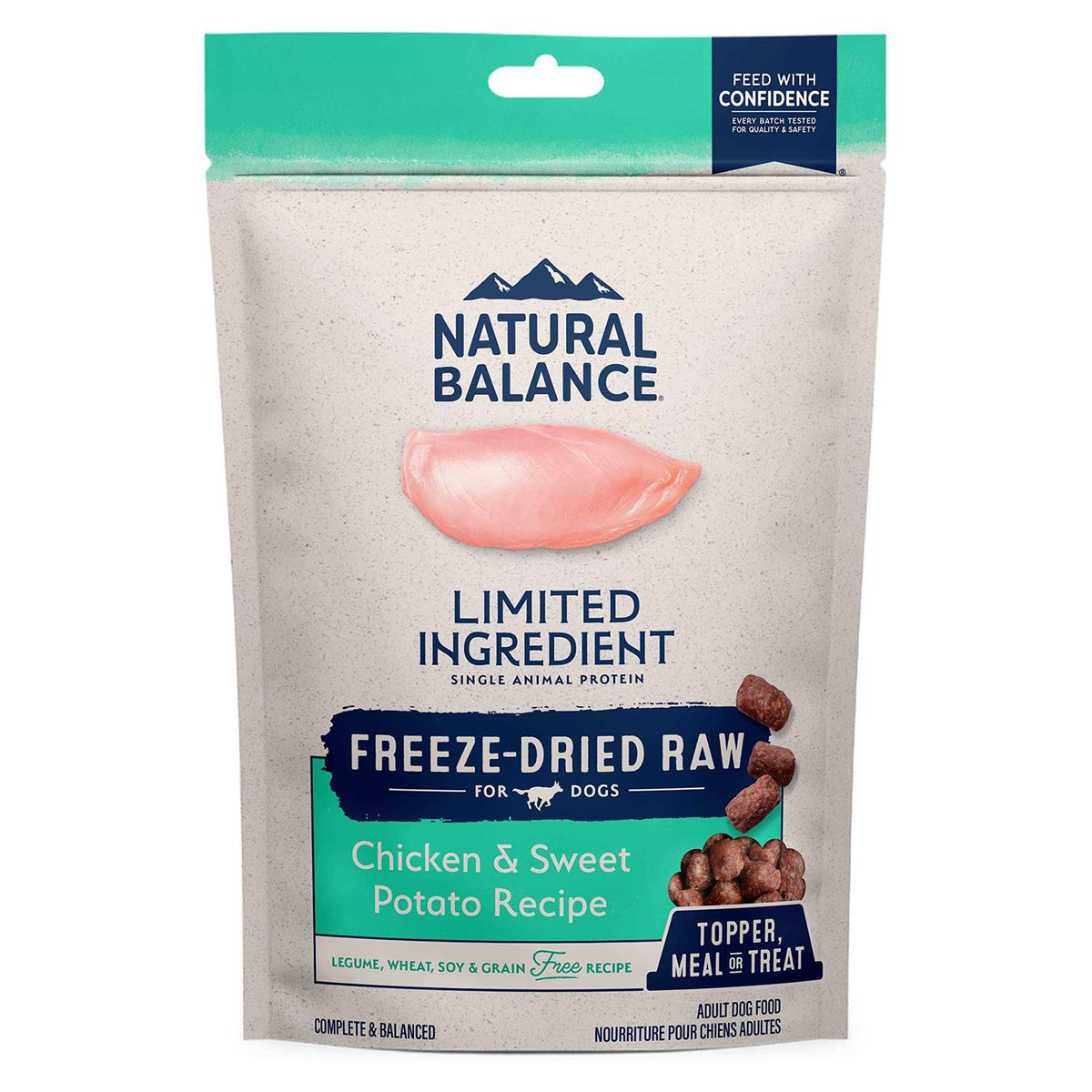 Freeze Dried Chicken & Sweet Potato Dog Food B528604