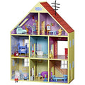 Wooden Playhouse with 2 Figures and 29 Accessories N36426