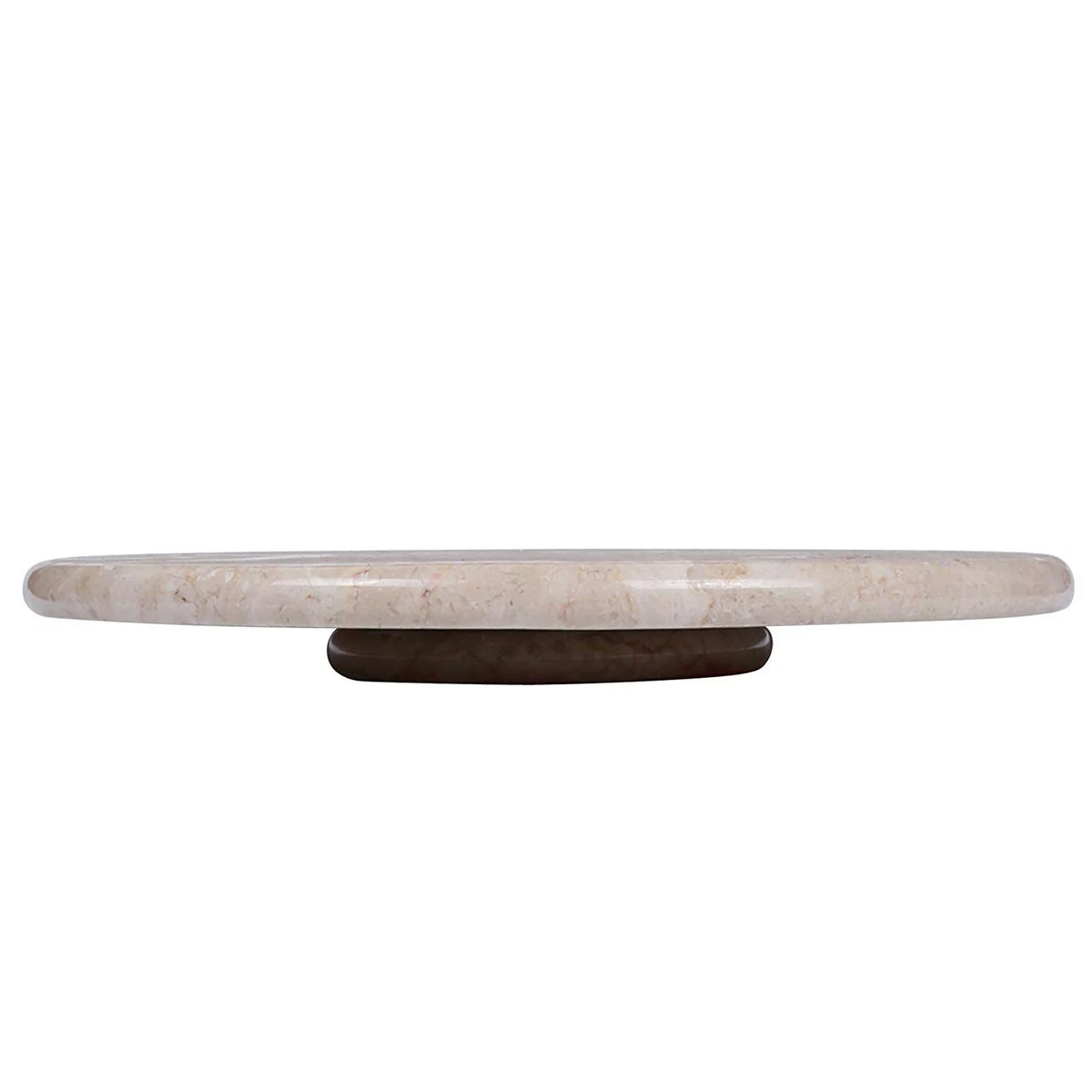 Natural Champagne Marble Lazy Susan Turn Table Serving Board H2441