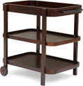 3-Tier Solid Acacia Wood Bar Cart B276