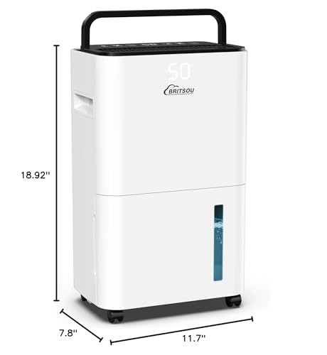 50 Pints Dehumidifier with Drain Hose N5475