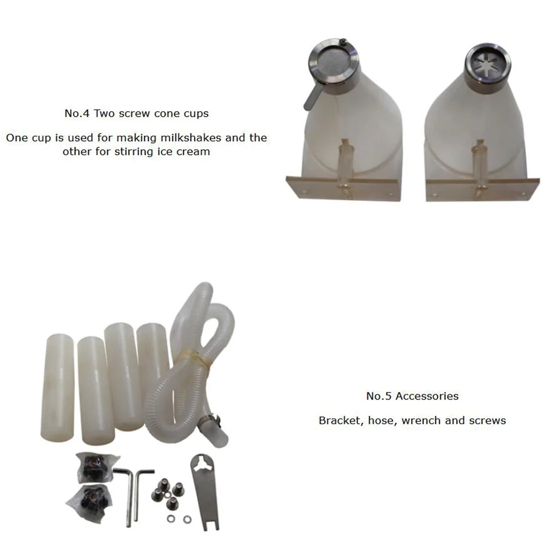 Electric Fruit Ice Cream Machine Juice Yogurt Milkshake Mixer N187051