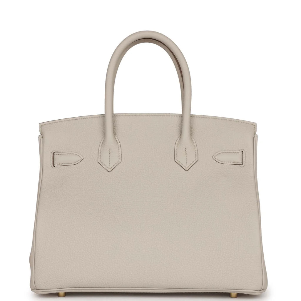 Beton Togo Leather Handbag B48532